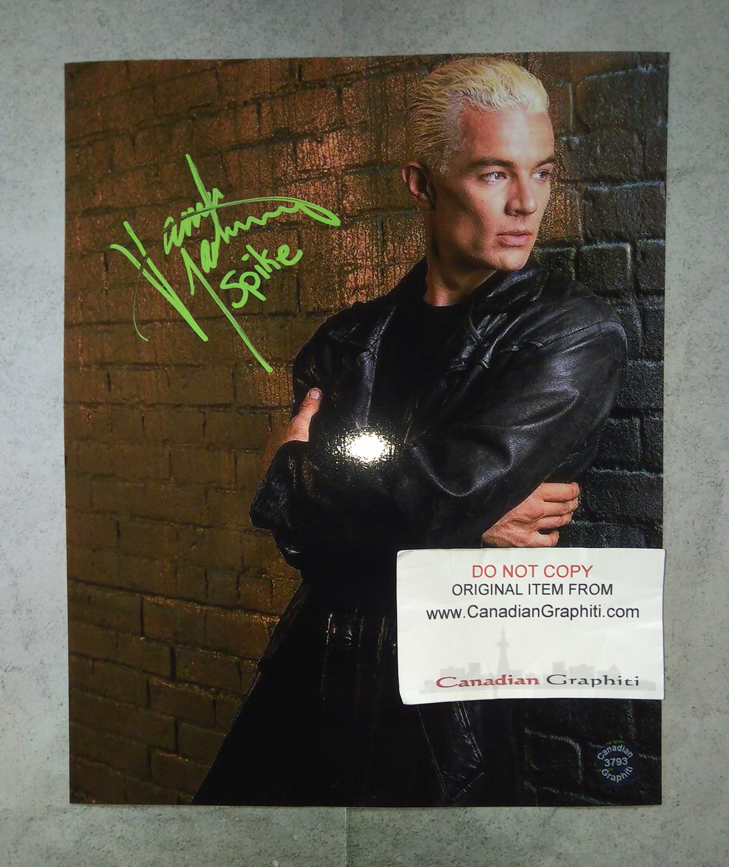 James Marsters Hand Signed Autograph 8x10 Photo COA Buffy The Vampire Slayer