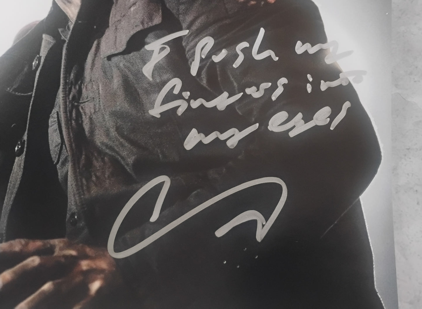 Corey Taylor Hand Signed Autograph With Lyrics 11x14 Photo BAS COA Skipknot