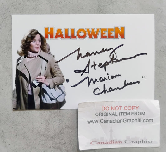 Nancy Stephens Hand Signed Autograph Photo COA Halloween