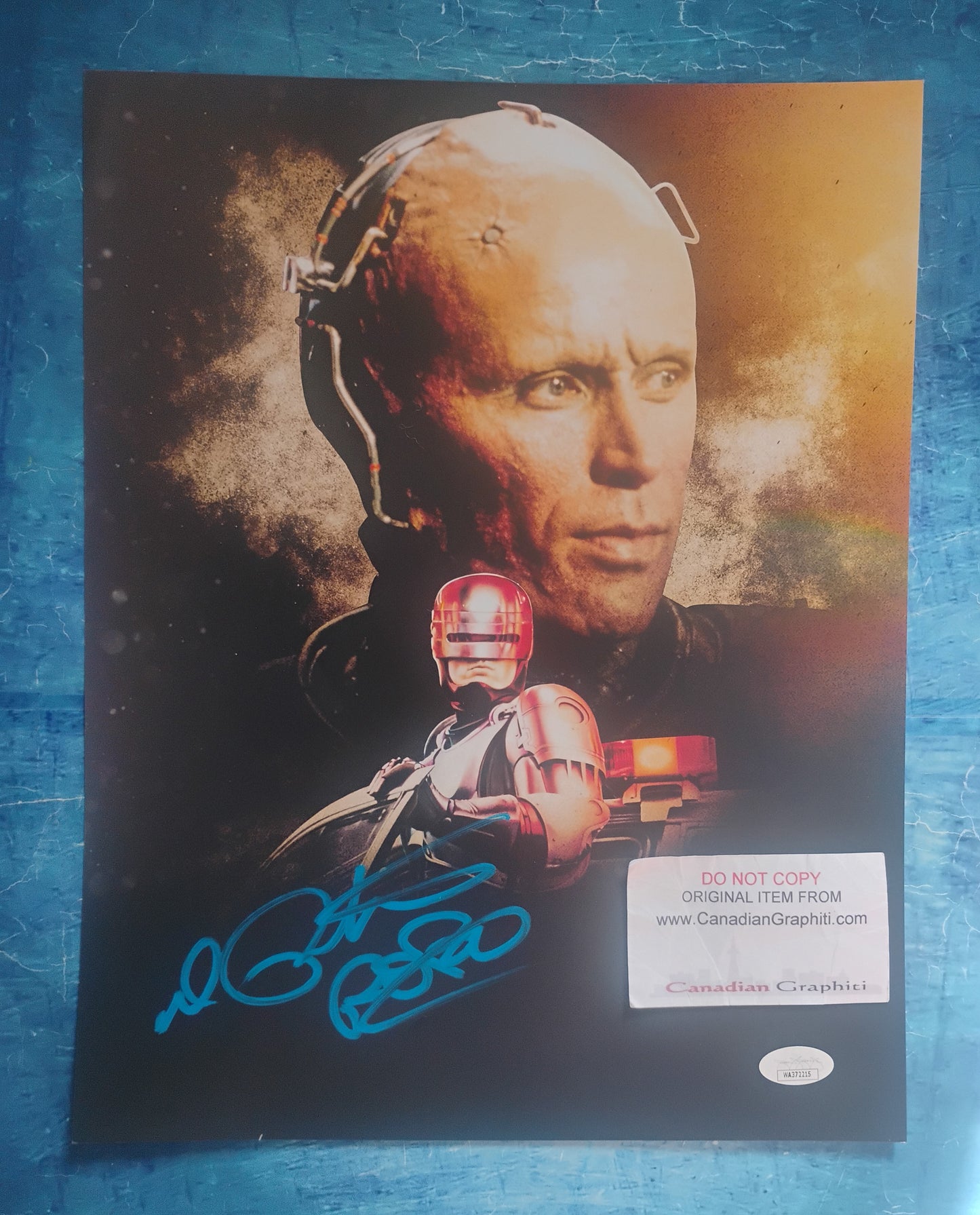 Peter Weller Hand Signed Autograph 11x14 Photo JSA COA Robocop