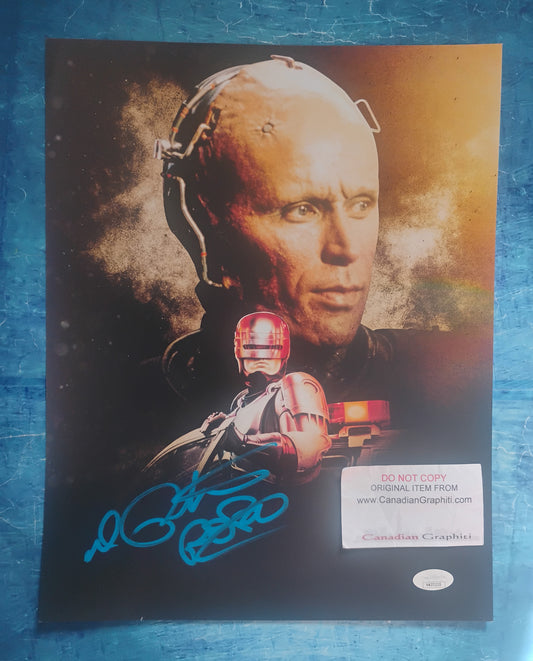 Peter Weller Hand Signed Autograph 11x14 Photo JSA COA Robocop
