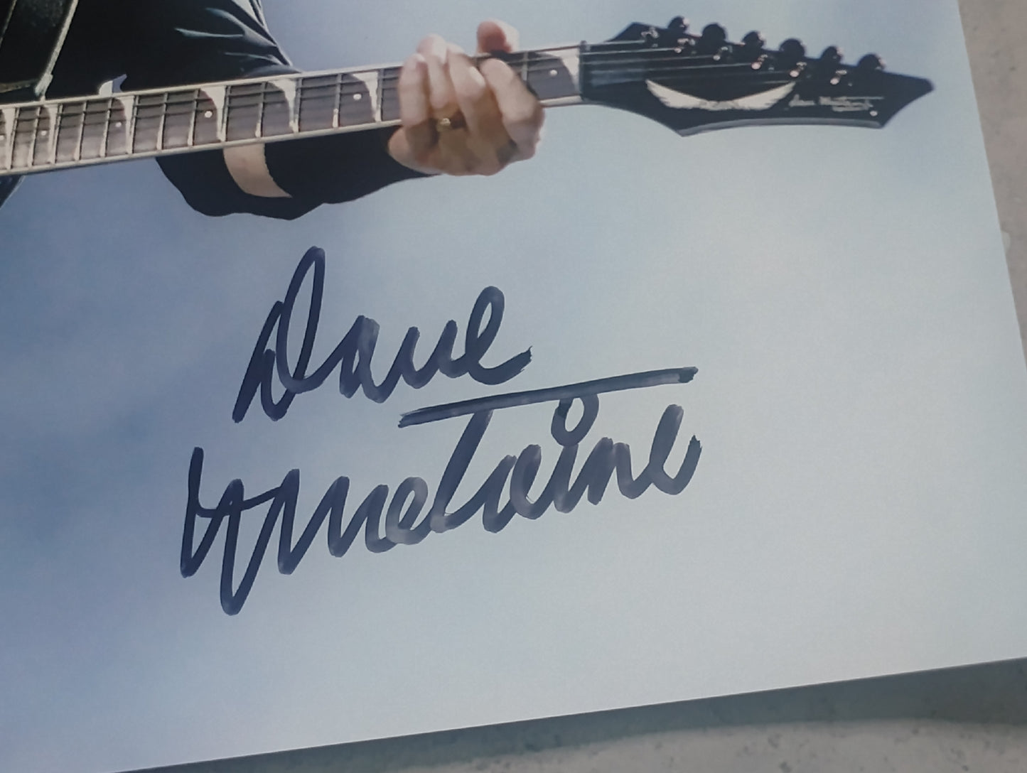 Dave Mustaine Hand Signed Autograph 8x10 Photo BAS COA Megadeth