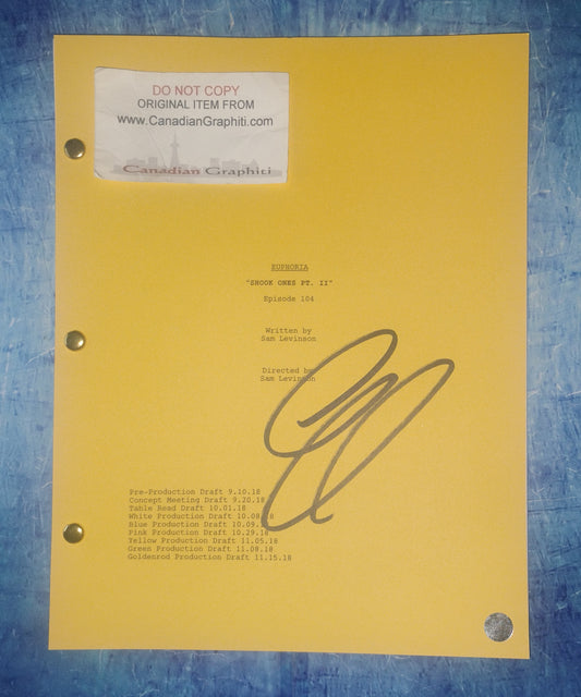 Eric Dane Hand Signed Autograph Euphoria Script COA
