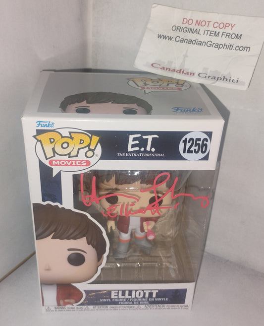 Henry Thomas Hand Signed Autograph E.T. Elliott Funko Pop COA