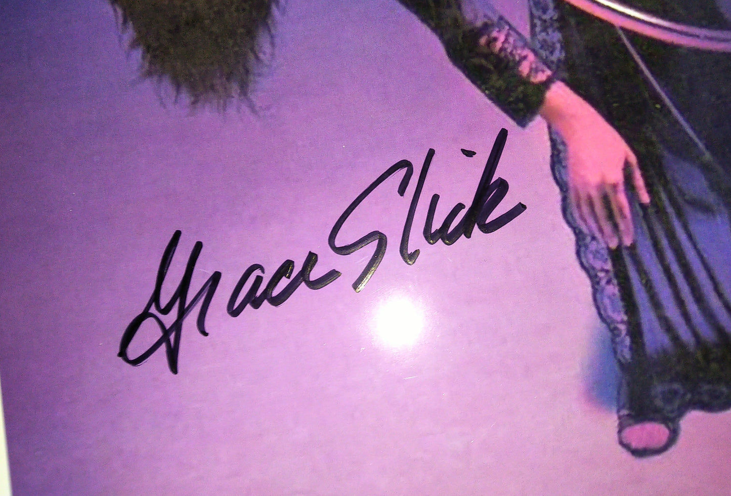 Grace Slick Hand Signed Autograph 12x12 Photo COA