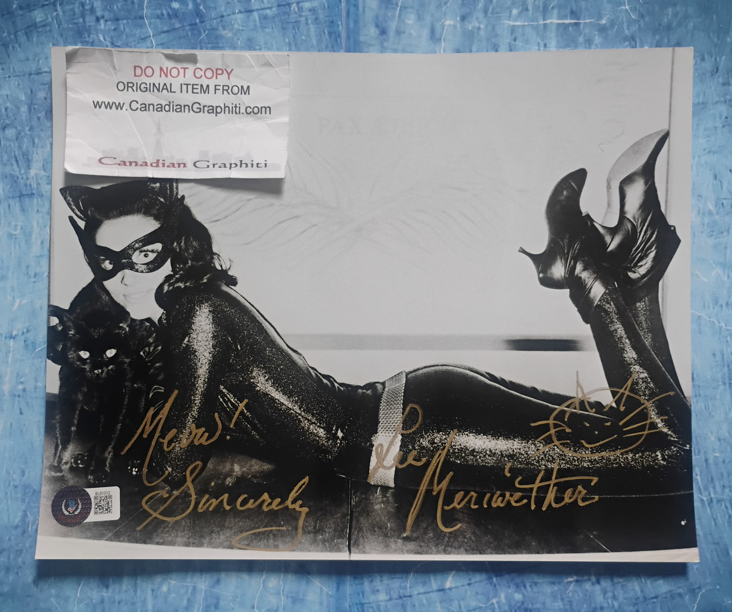Lee Meriwether Hand Signed Autograph 8x10 Photo BAS COA Catwoman
