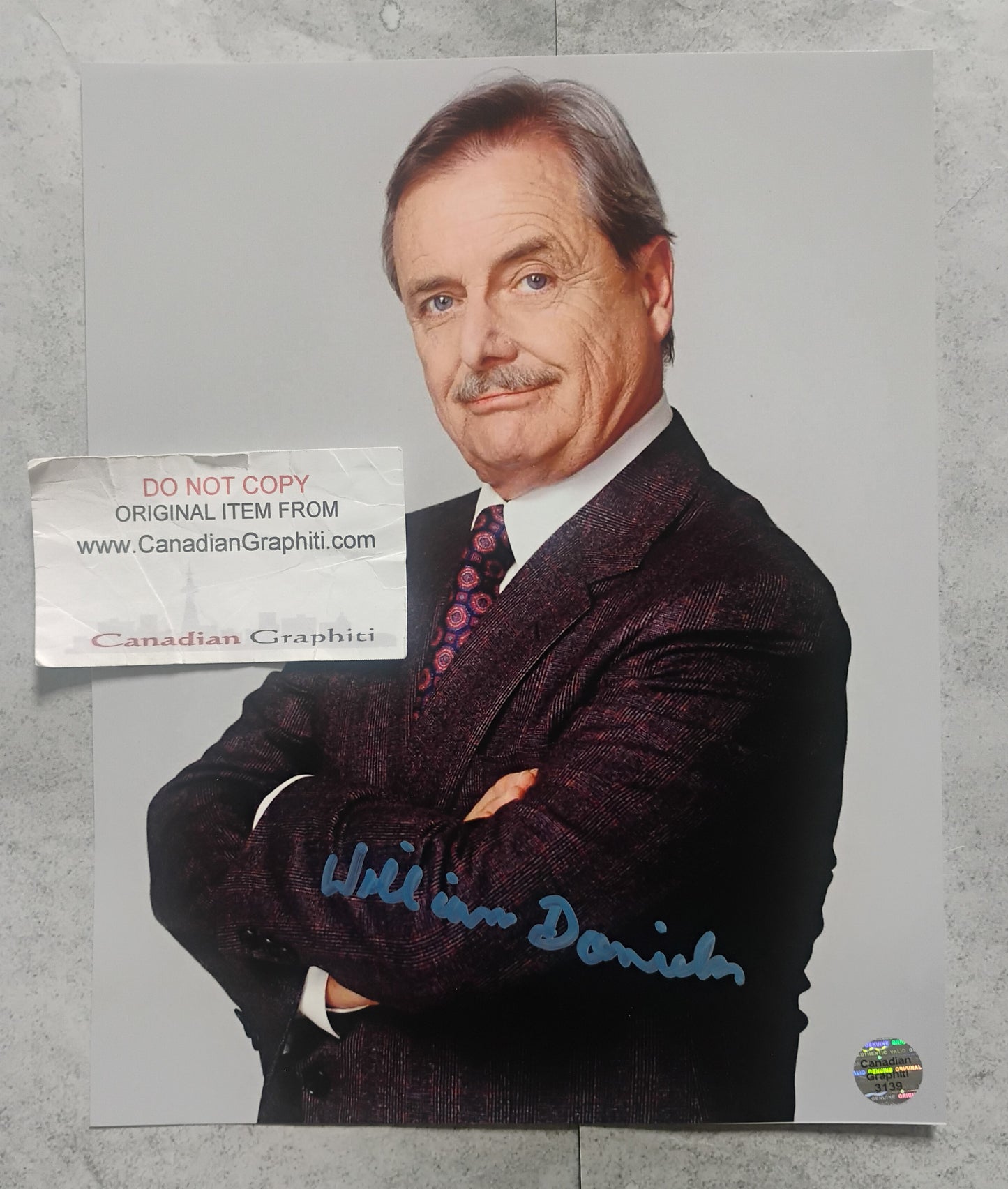 William Daniels Hand Signed Autograph 8x10 Photo COA