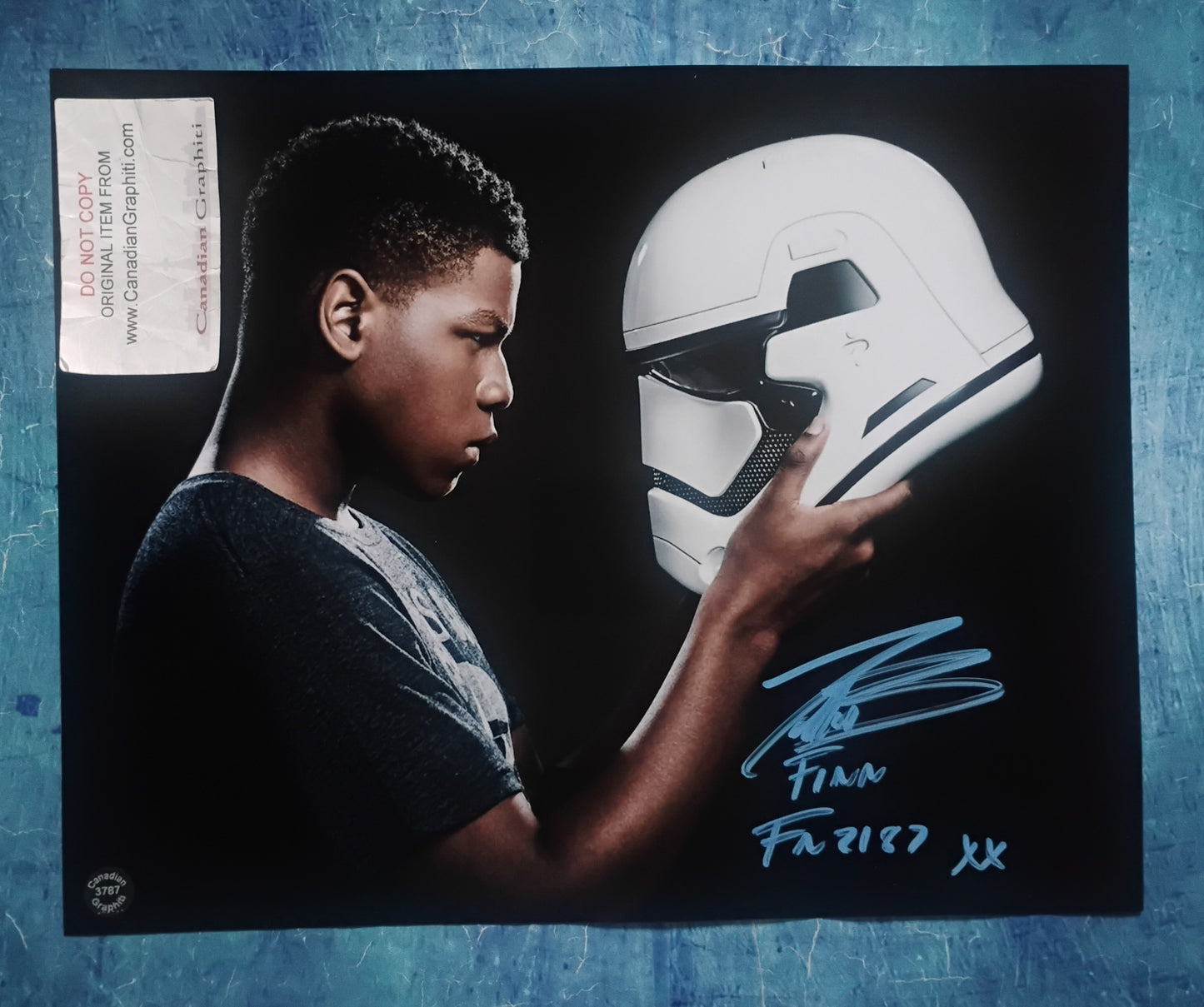 John Boyega Hand Signed Autograph 11x14 Photo COA Star Wars