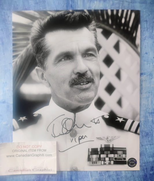 Tom Skerritt Hand Signed Autograph 8x10 Photo COA Top Gun