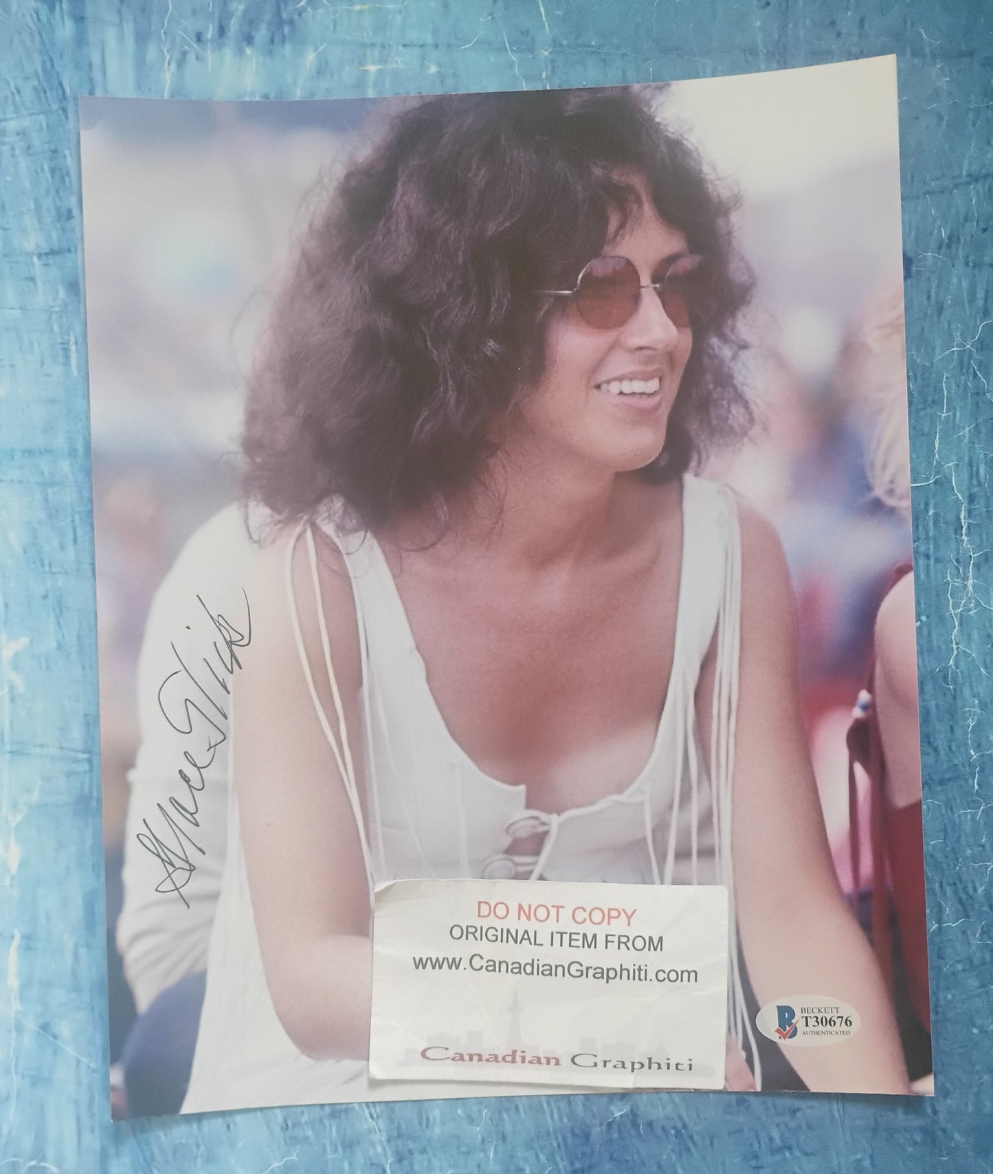 Grace Slick Hand Signed Autograph 8x10 Photo BAS COA