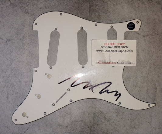 Bryan Ferry Hand Signed Autograph Guitar Pick Guard COA Roxy Music