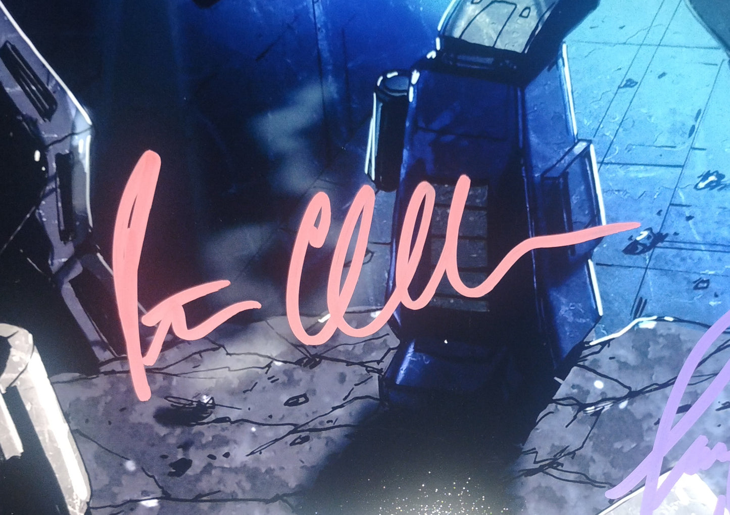Peter Cullen & Frank Welker Hand Signed Autograph 11x14 Photo COA Transformers
