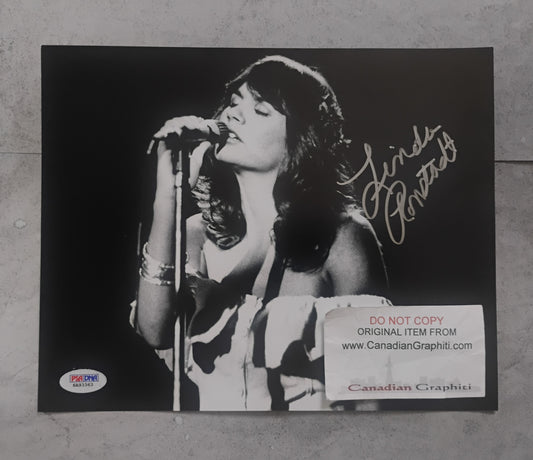 Linda Ronstadt Hand Signed Autograph 8x10 Photo PSA COA