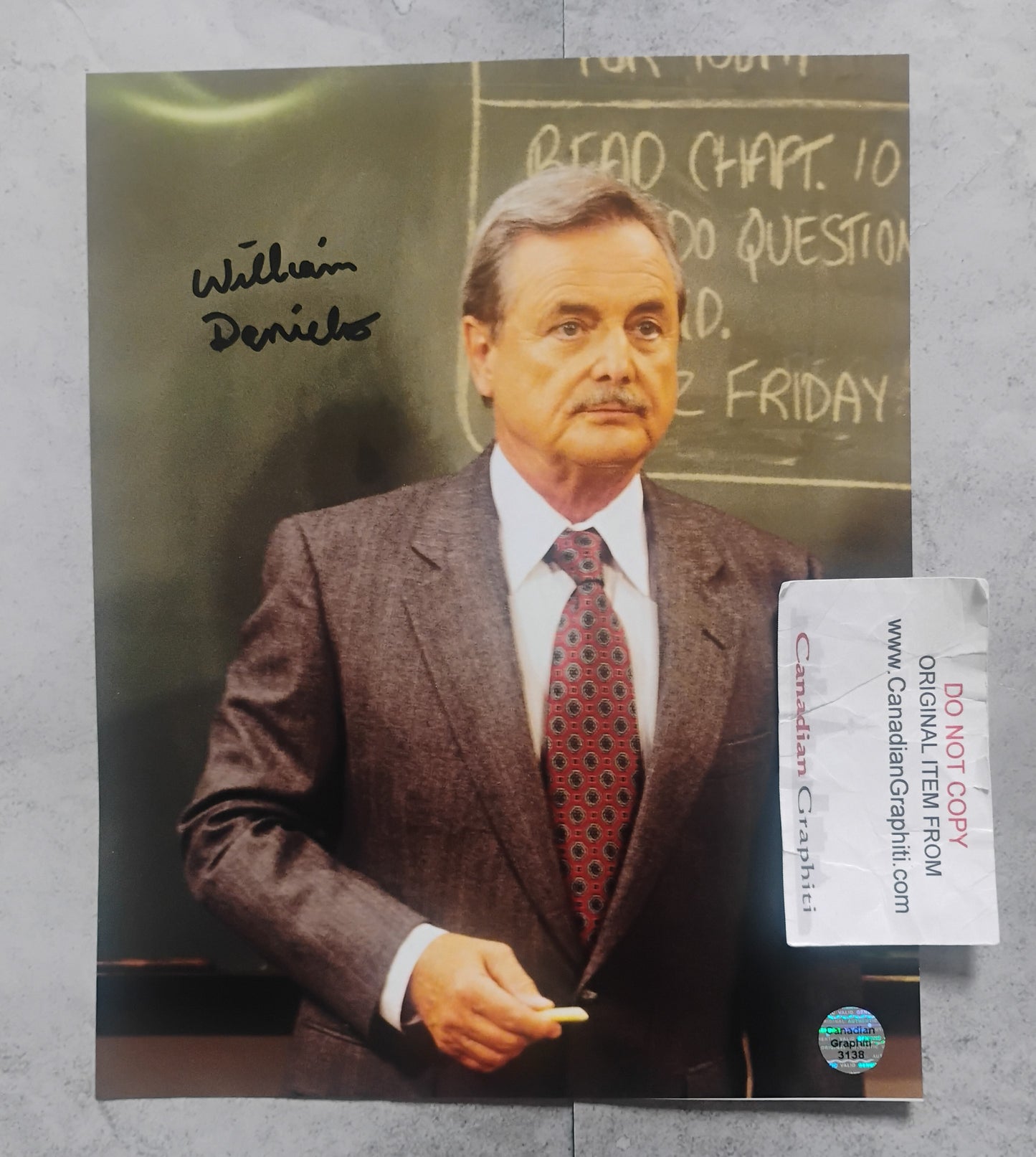 William Daniels Hand Signed Autograph 8x10 Photo COA Boy Meets World
