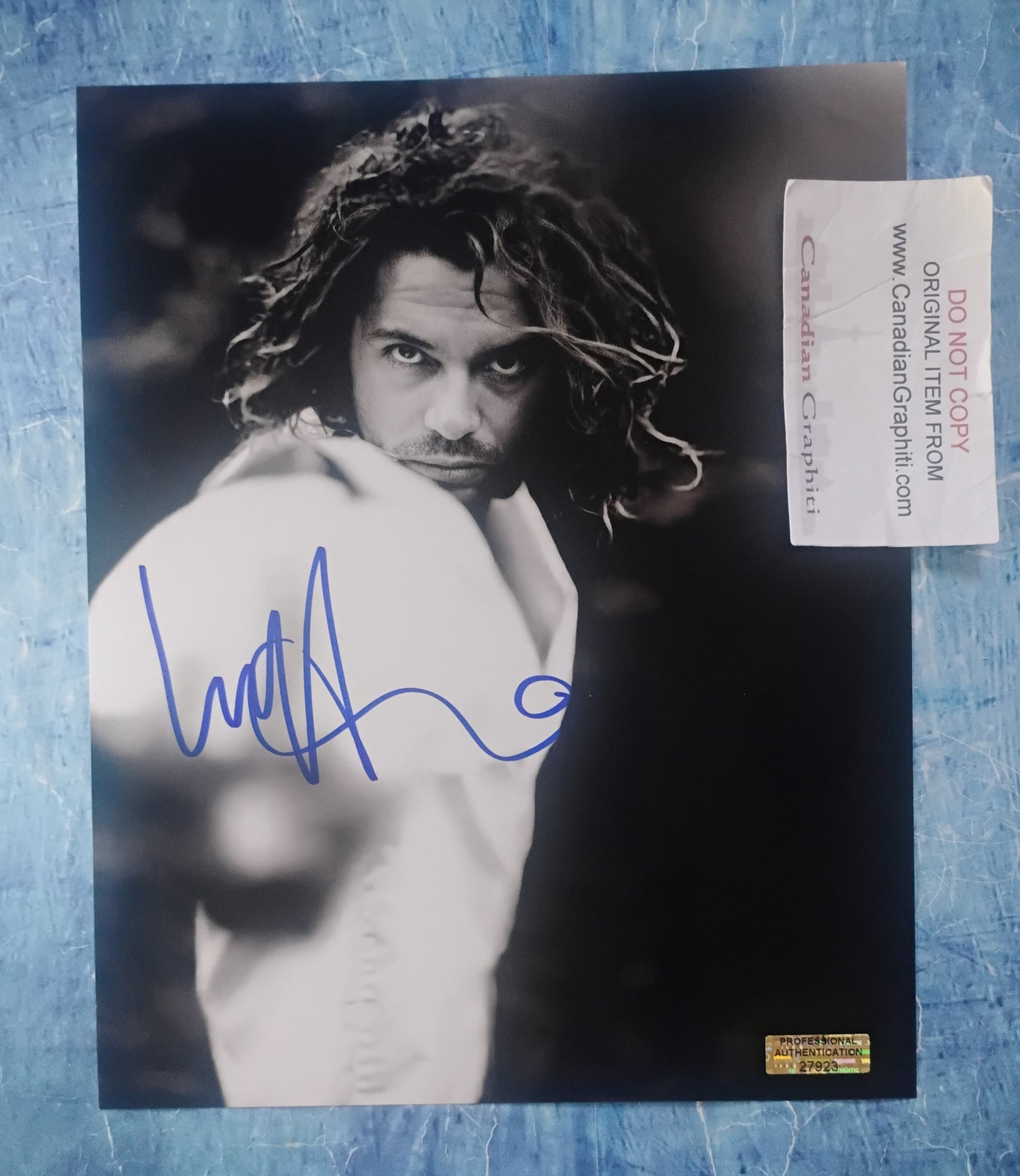 Michael Hutchence INXS Hand Signed Autograph 8x10 Photo COA