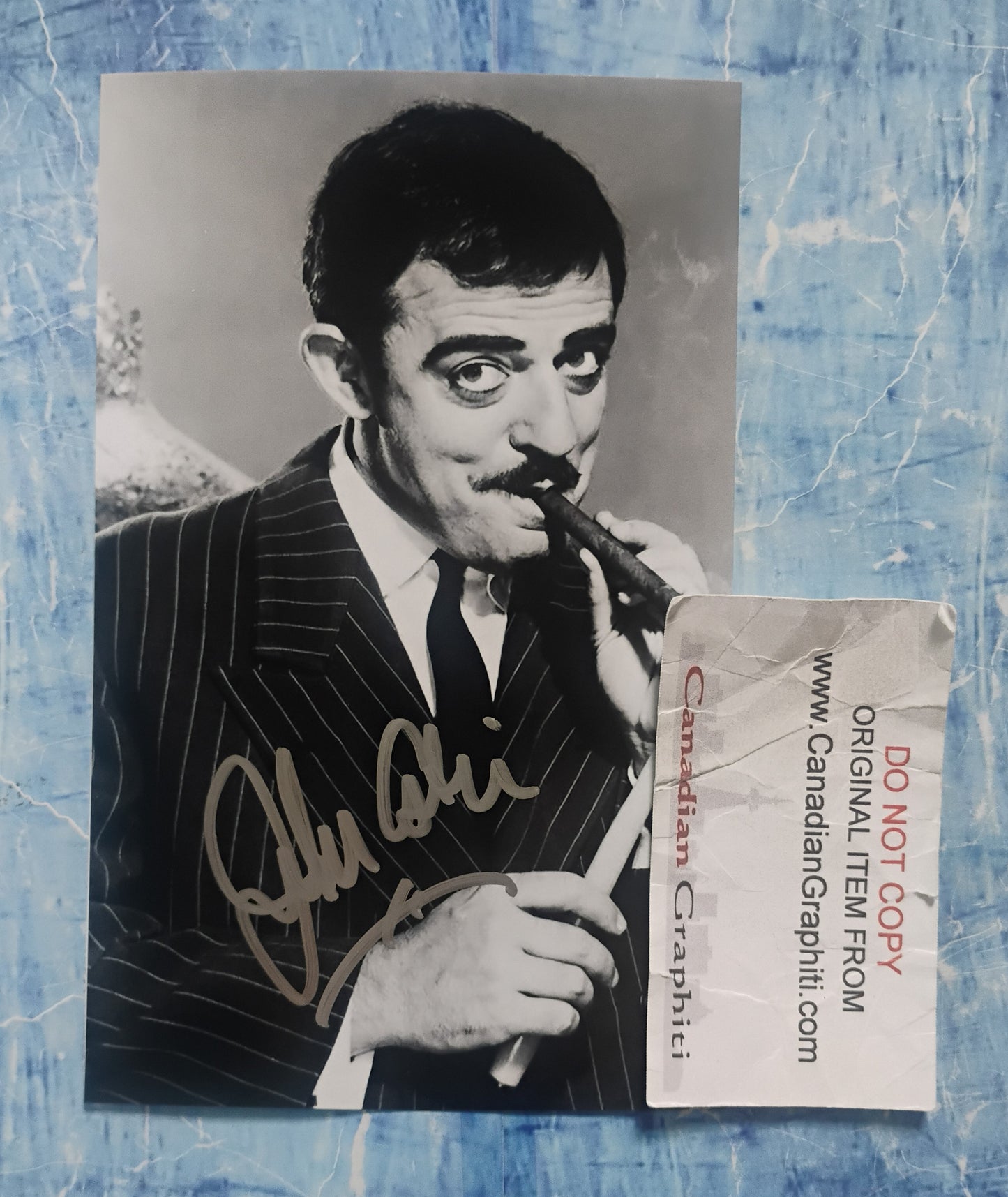 John Astin Hand Signed Autograph Photo COA The Addams Family