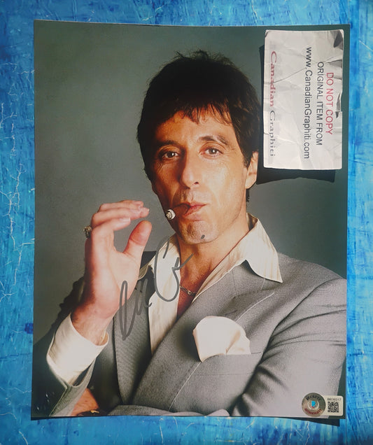 Al Pacino Hand Signed Autograph 8x10 Photo BAS COA Scarface
