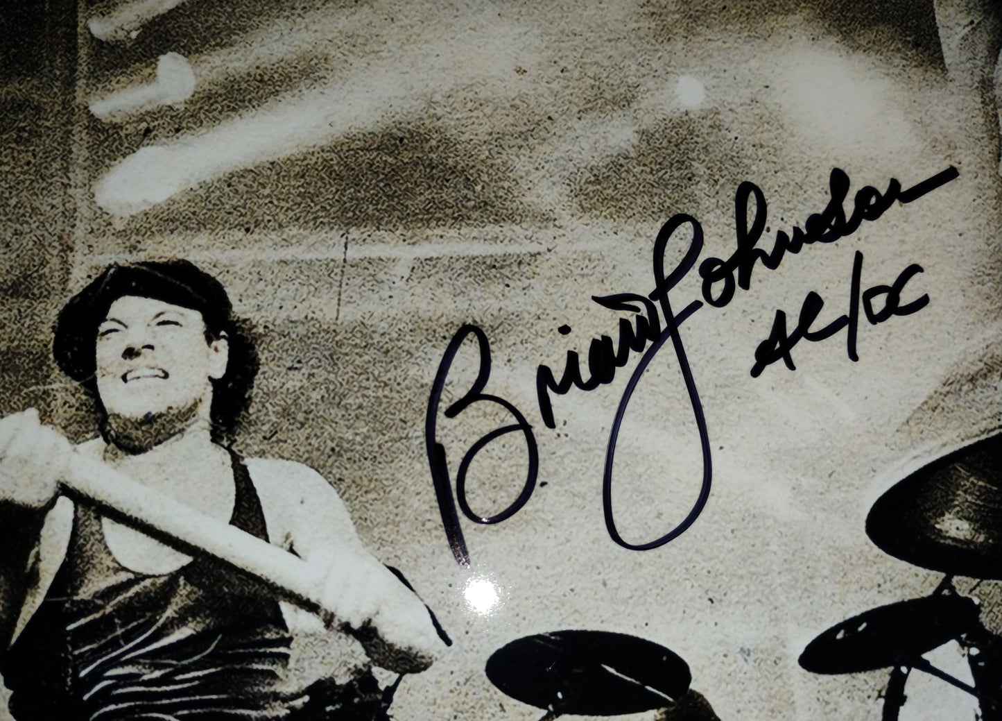 Brian Johnson Hand Signed Autograph 8x10 Photo COA