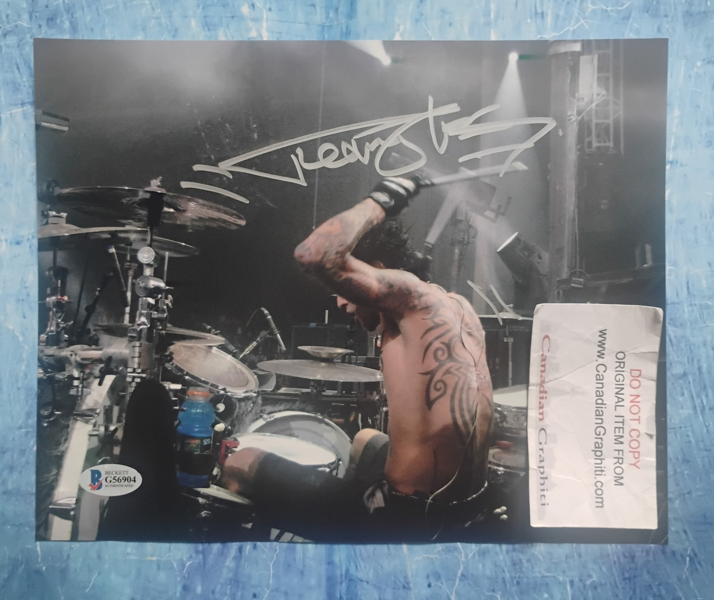Tommy Lee Hand Signed Autograph 11x14 Photo BAS COA Motley Crue