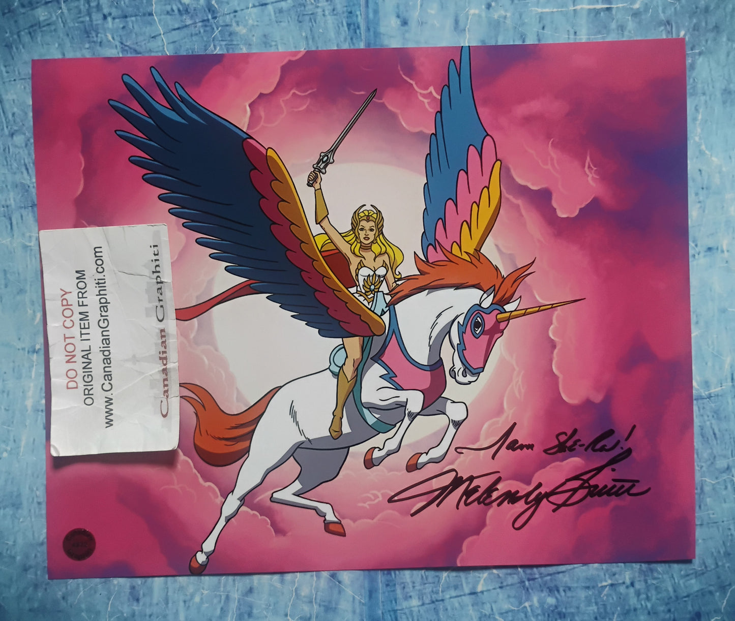 Melendy Britt Hand Signed Autograph 8x10 Photo COA She-ra