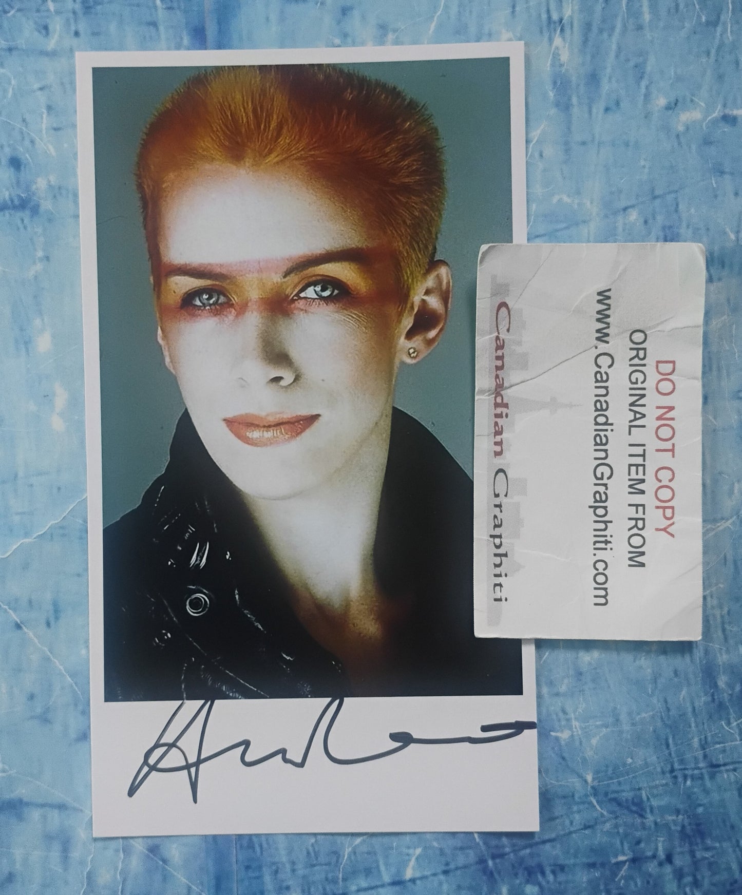 Annie Lennox Hand Signed Autograph Photo COA Eurythmics