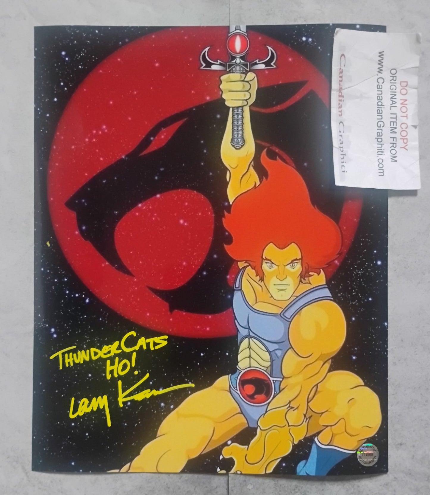 Larry Kenney Hand Signed Autograph 8x10 Photo COA Thundercats