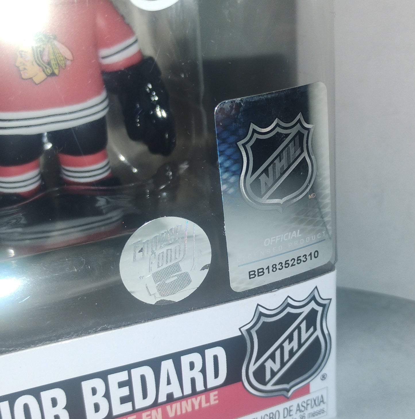 Connor Bedard Hand Signed Autograph Chicago Blackhawks Funko Pop COA