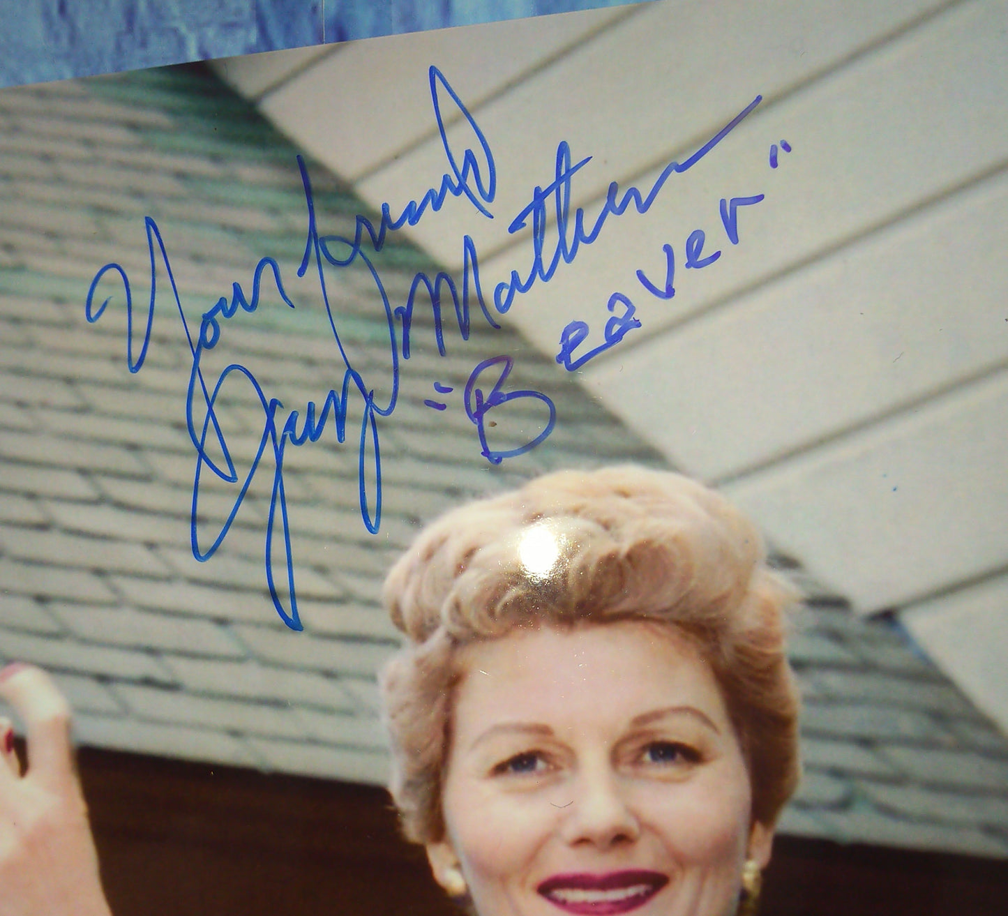 Jerry Mathers Hand Signed Autograph 8x10 Photo COA + JSA