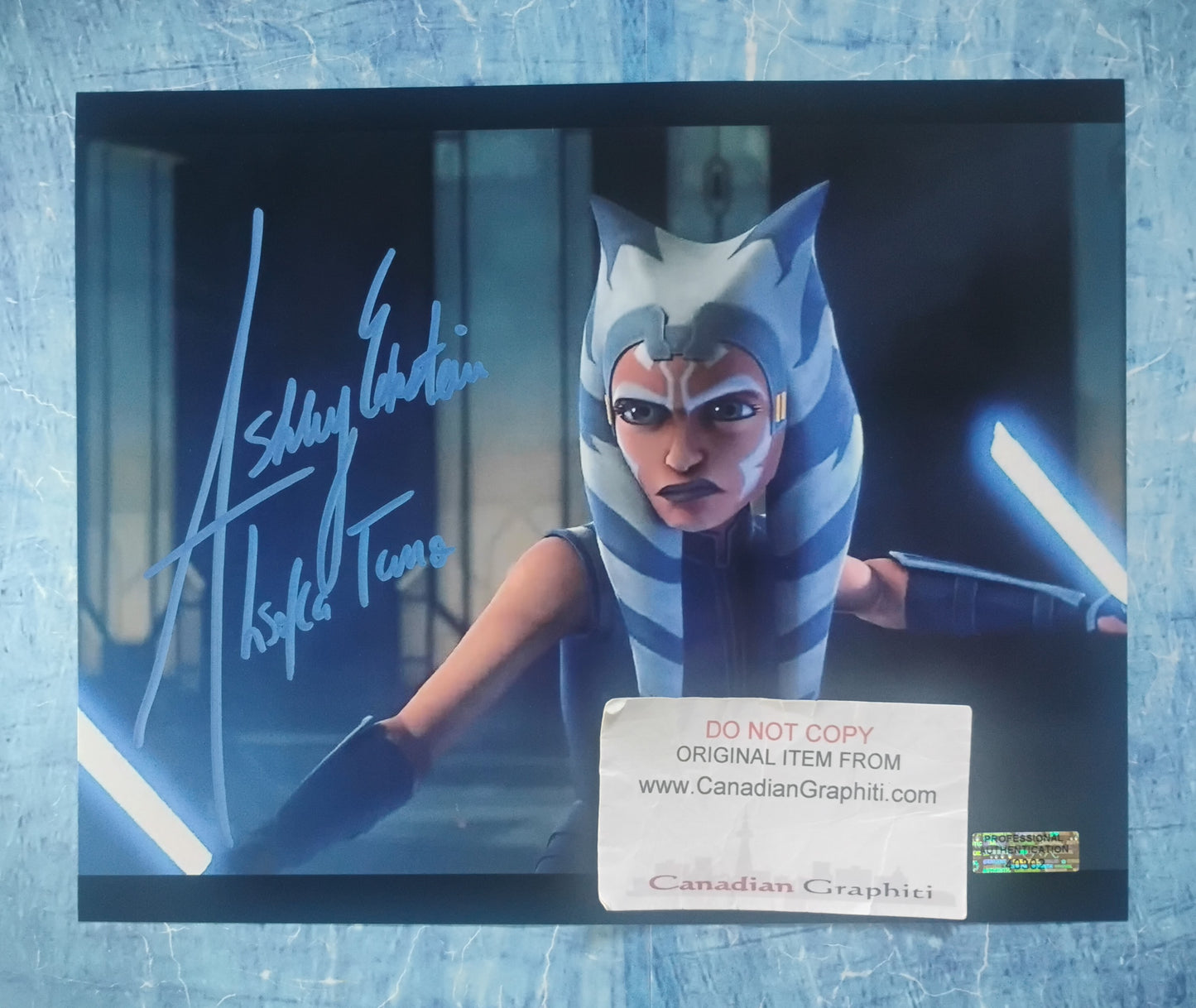 Ashley Eckstein Hand Signed Autograph 8x10 Photo COA Star Wars Clone Wars