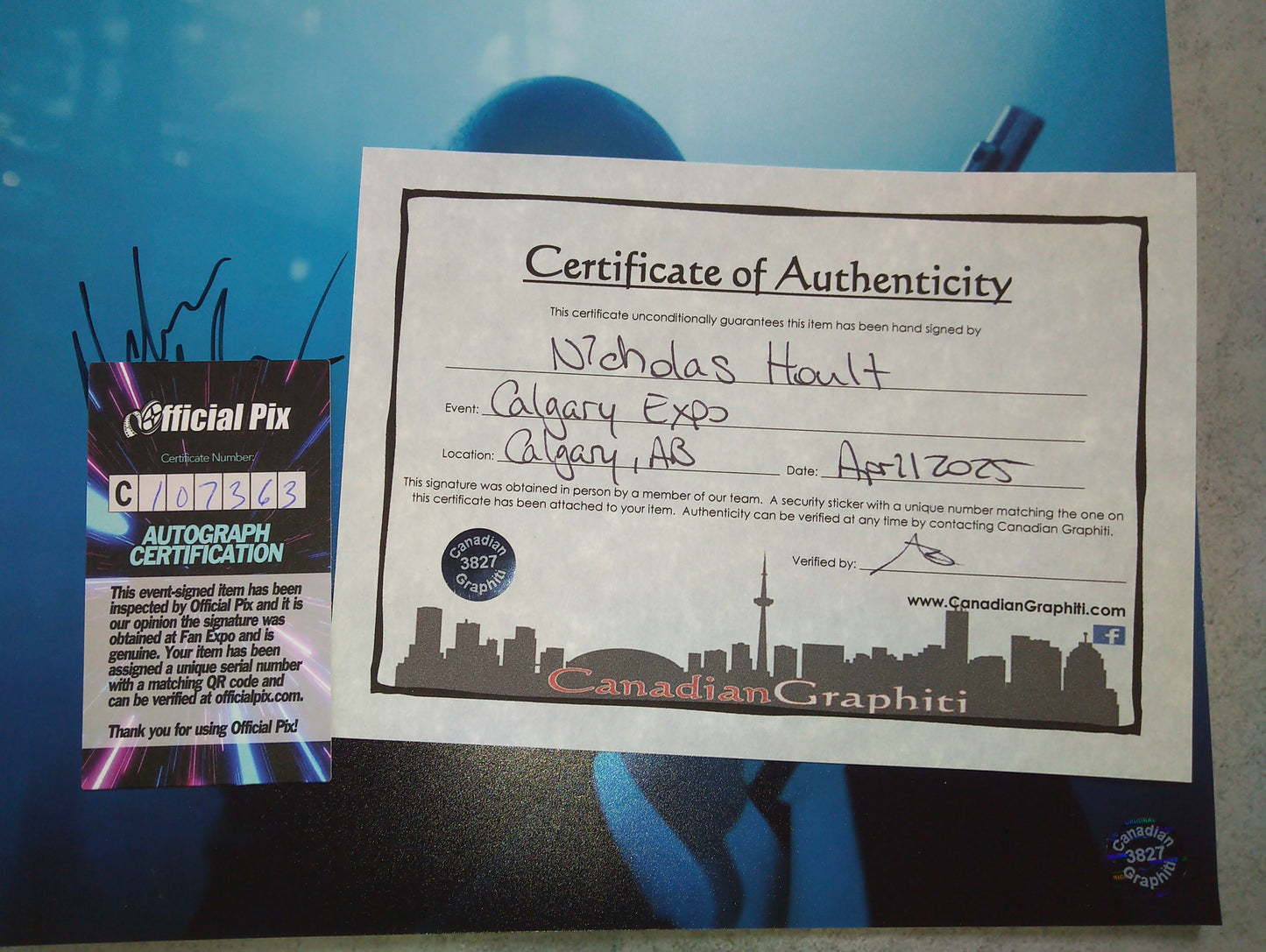 Nicholas Hoult Hand Signed Autograph 8x10 Photo COA + OPix Superman