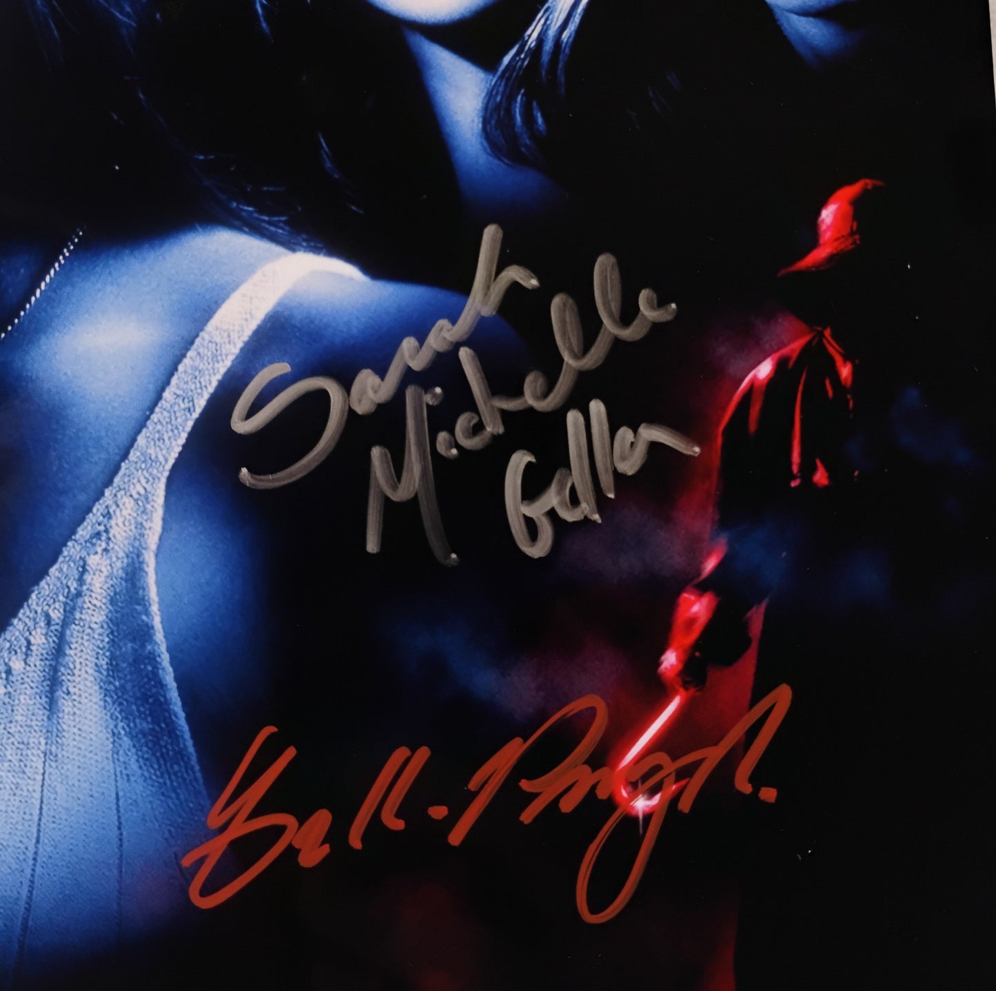 Sarah Michelle Gellar & Freddie Prinze Jr Hand Signed Autograph 8x10 Photo COA I Know What You Did Last Summer