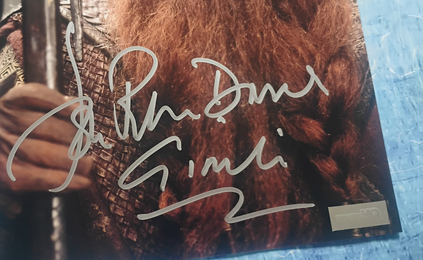 John Rhys-Davies Hand Signed Autograph 8x10 Photo COA Lord Of The Rings