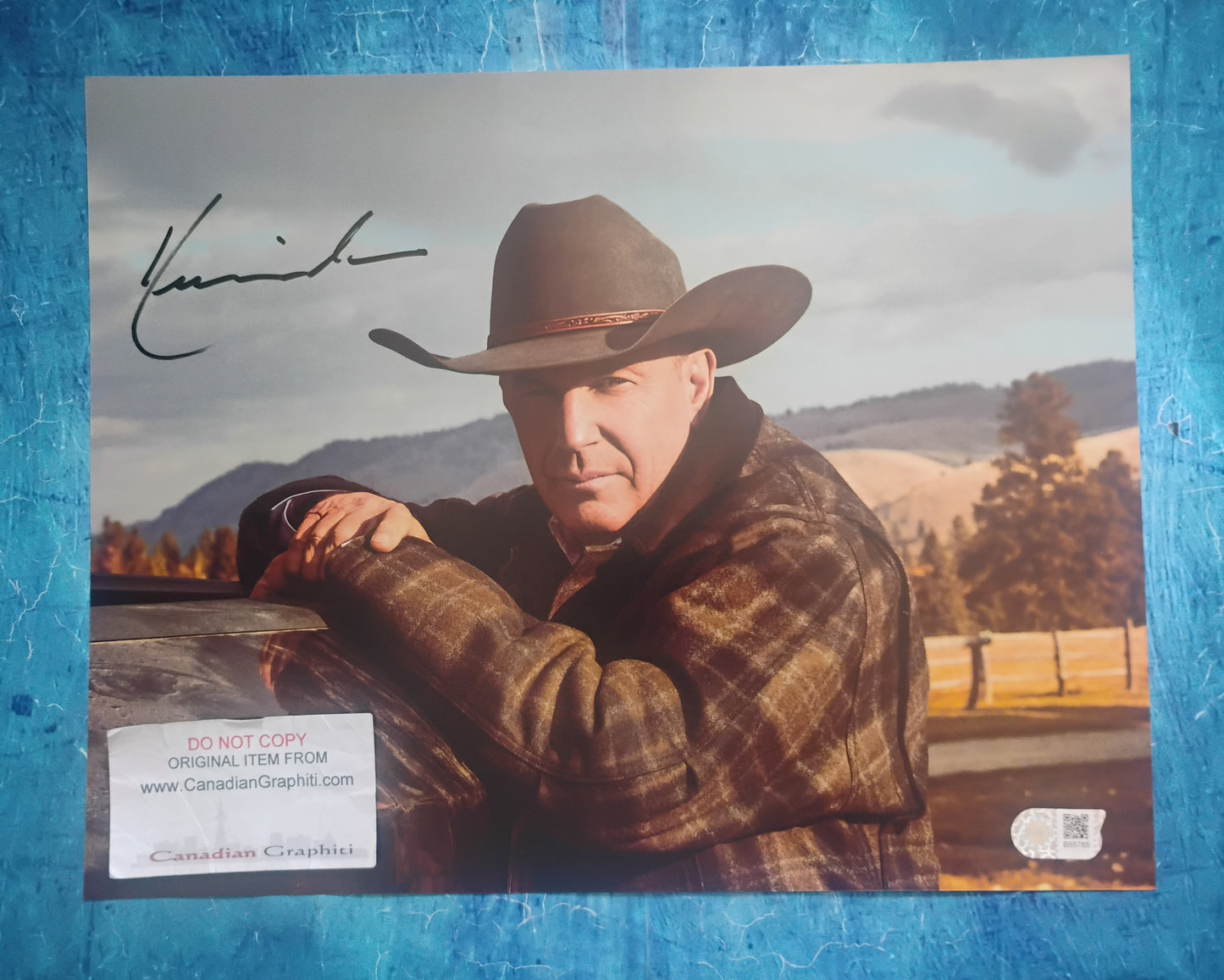 Kevin Costner Hand Signed Autograph 11x14 Photo SWAU COA Yellowstone