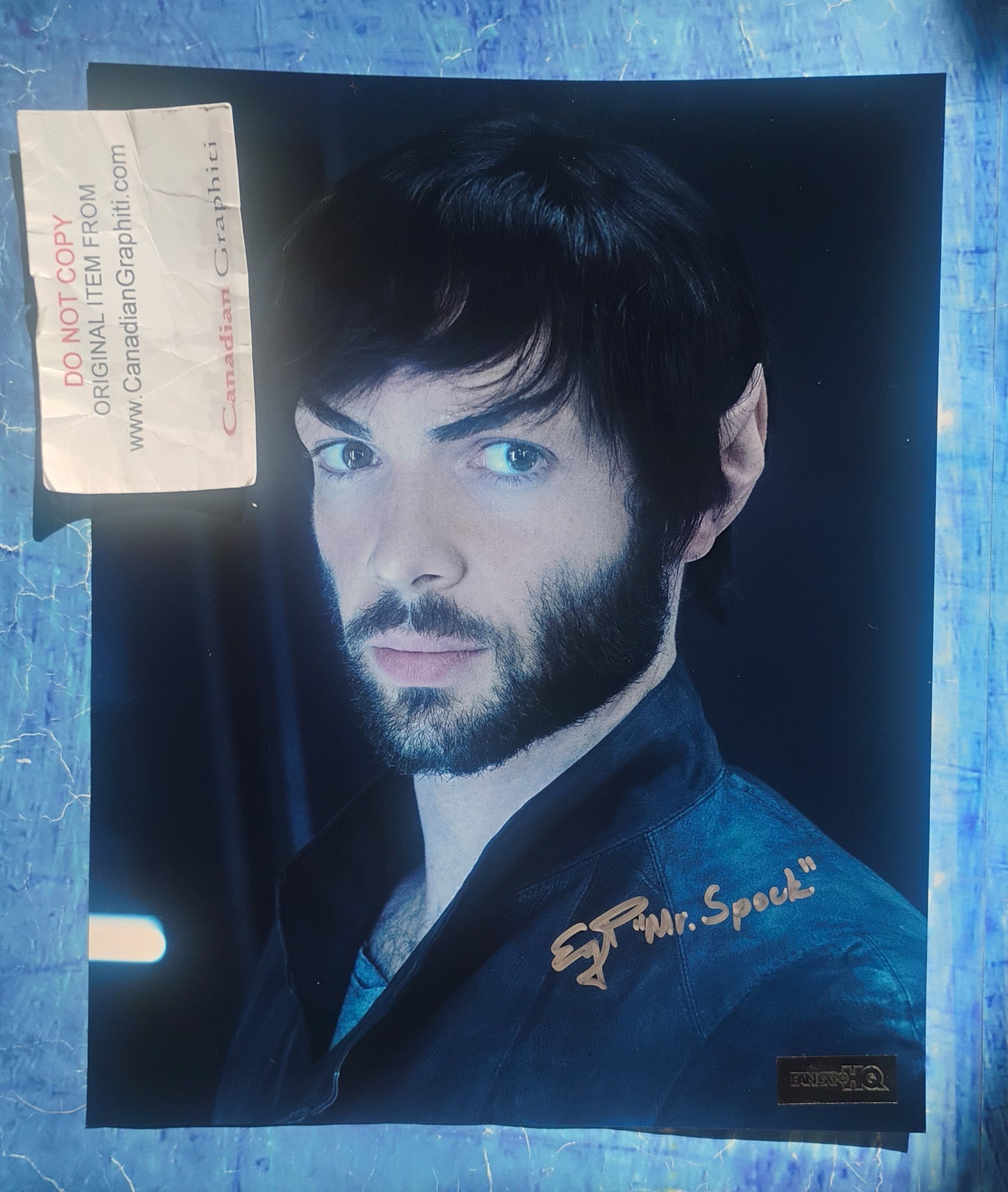 Ethan Peck Hand Signed Autograph 8x10 Photo COA Star Trek Spock