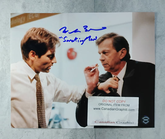 William B Davis Hand Signed Autograph 8x10 Photo COA X-Files
