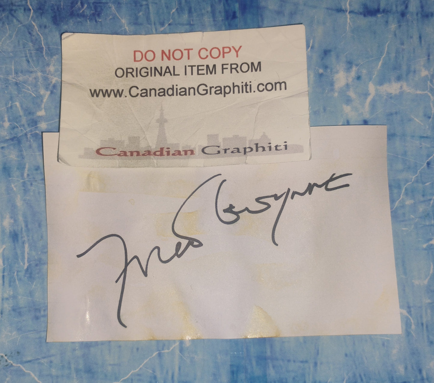 Fred Gwynne Hand Signed Autograph Index Card COA