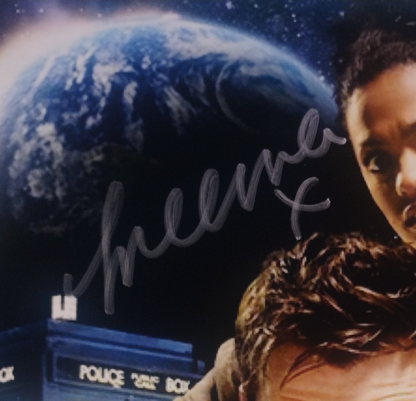 David Tennant & Freema Agyeman Hand Signed Autograph Photo COA Doctor Who