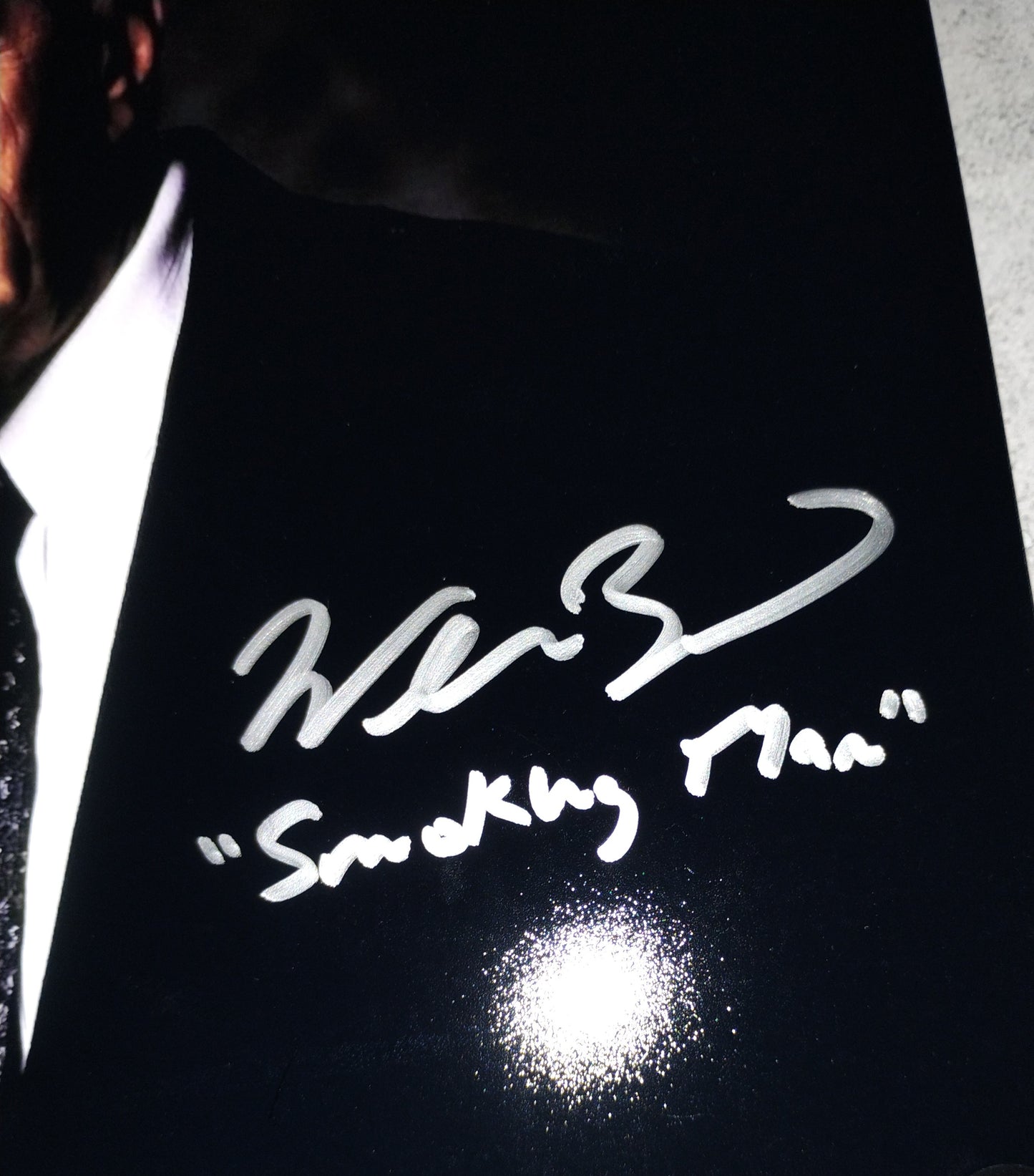 William B Davis Hand Signed Autograph 8x10 Photo COA X-Files