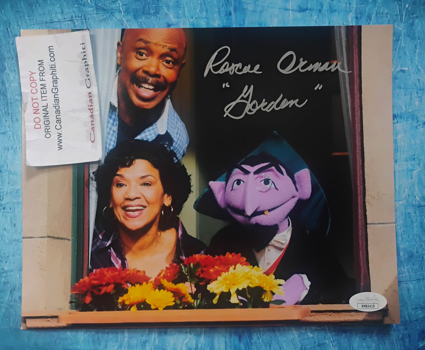 Roscoe Orman Hand Signed Autograph 8x10 Photo JSA COA Sesame Street