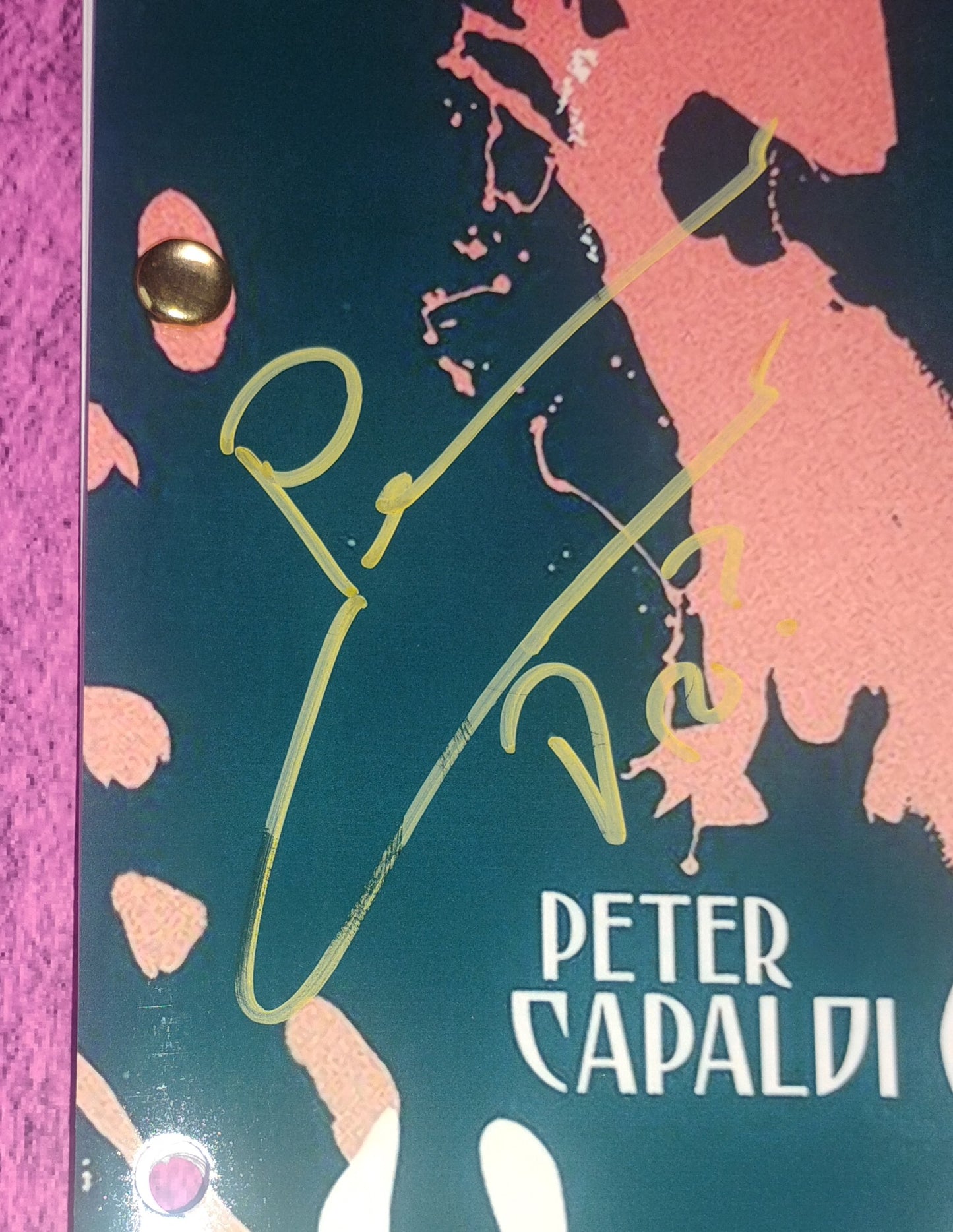 Peter Capaldi & Jenna Coleman Hand Signed Autograph Doctor Who Script COA