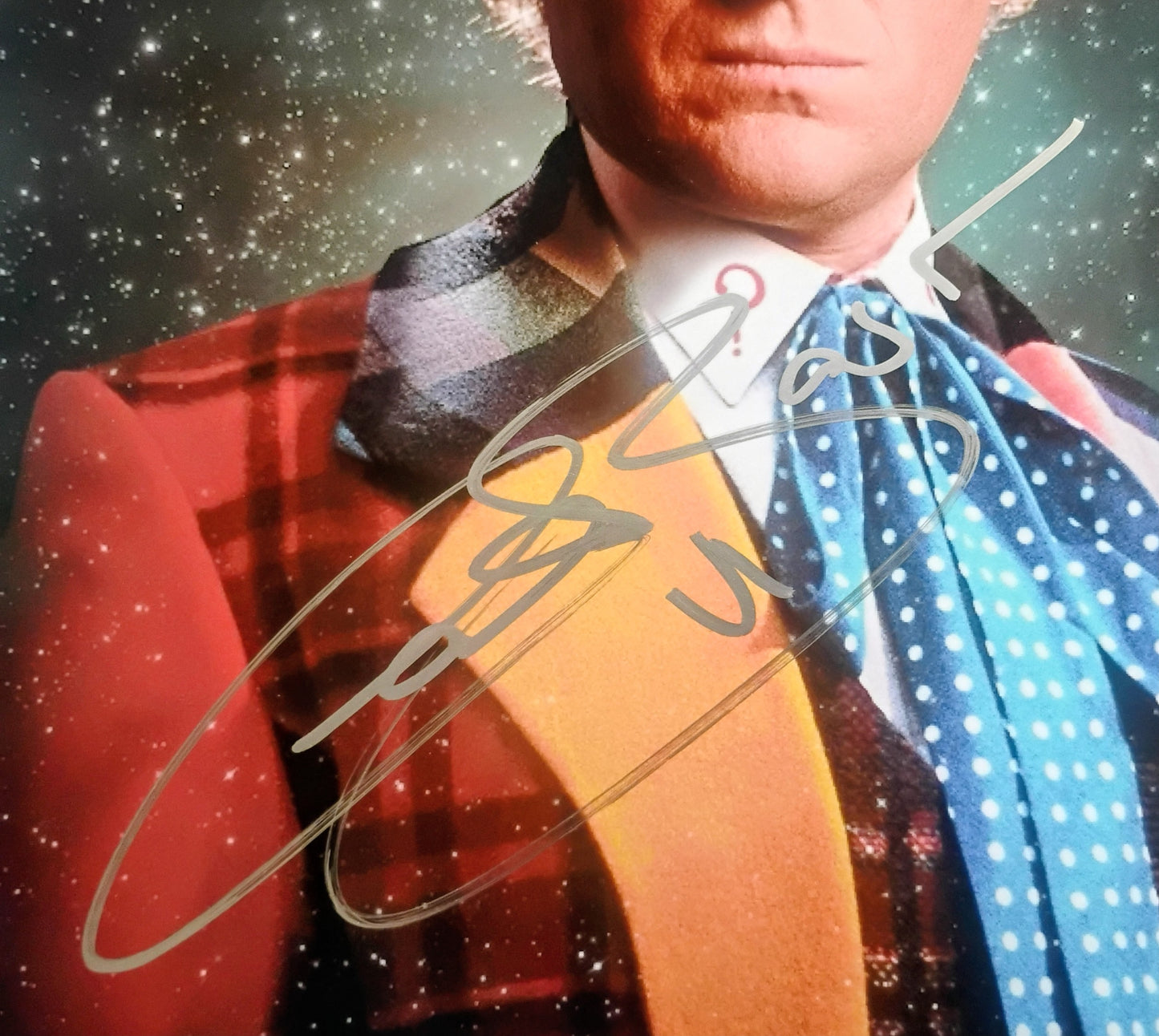Colin Baker Hand Signed Autograph 8x10 Photo COA Doctor Who