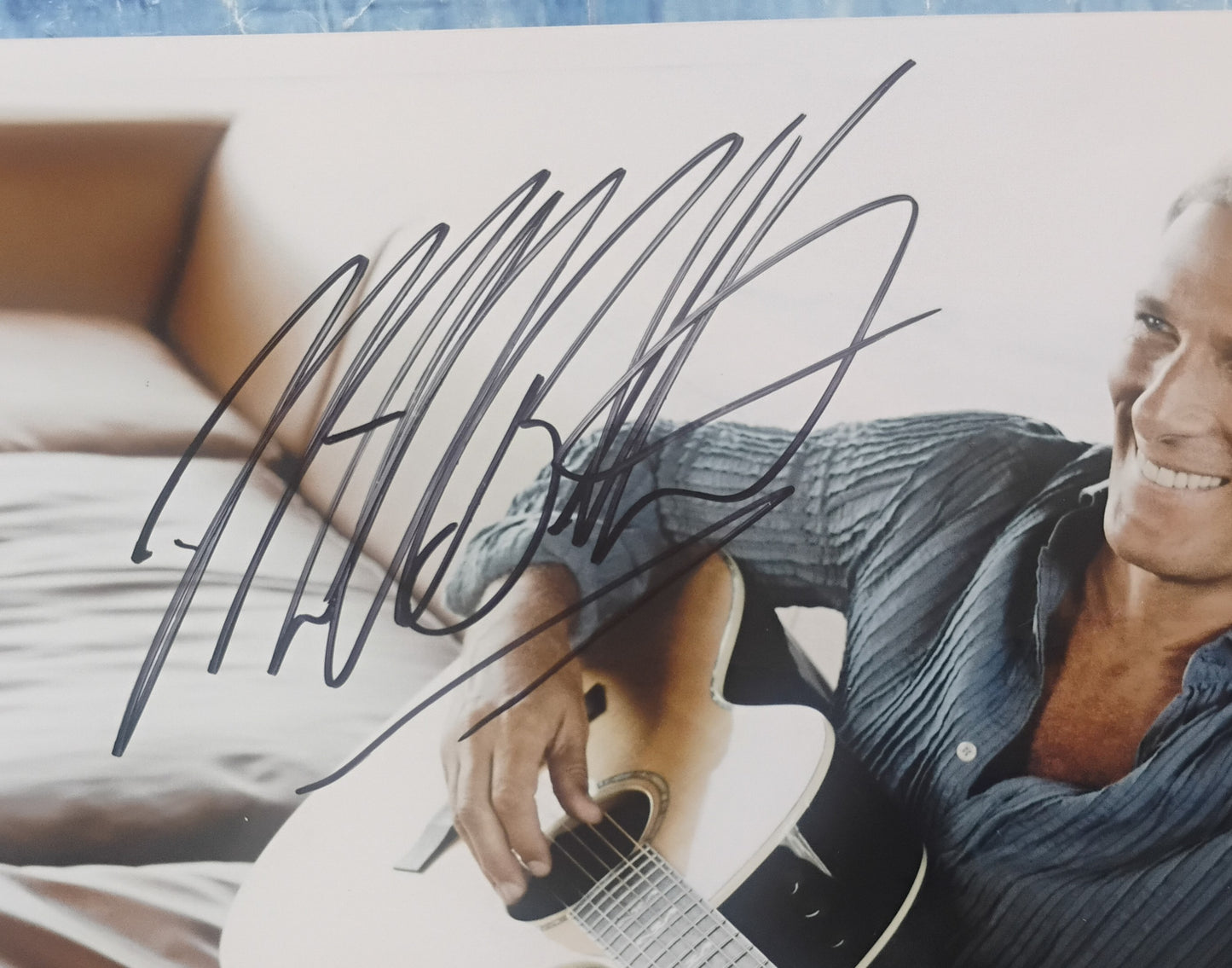 Michael Bolton Hand Signed Autograph 8x10 Photo PSA COA