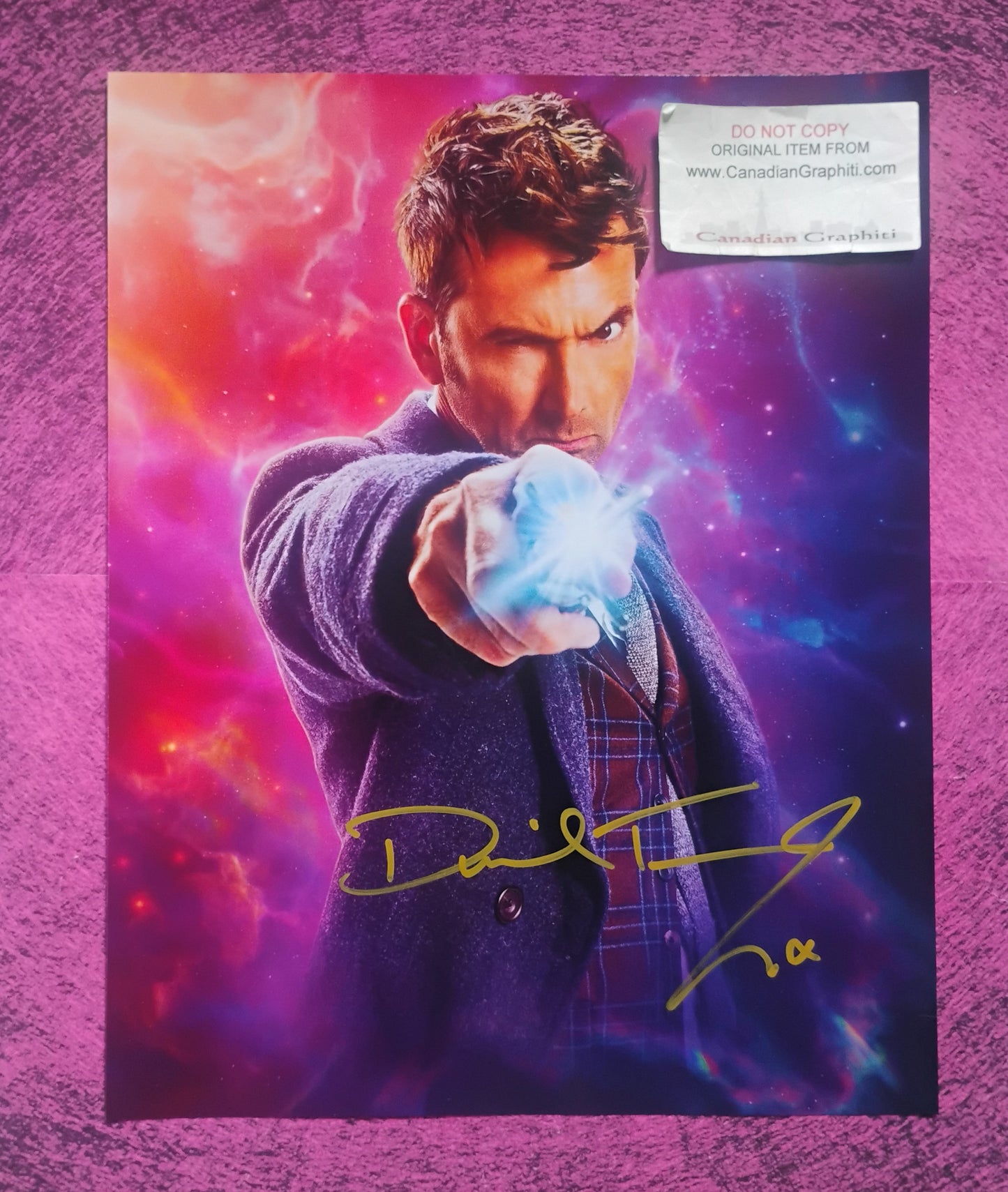 David Tennant Hand Signed Autograph 11x14 Photo COA Doctor Who