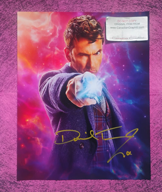 David Tennant Hand Signed Autograph 11x14 Photo COA Doctor Who