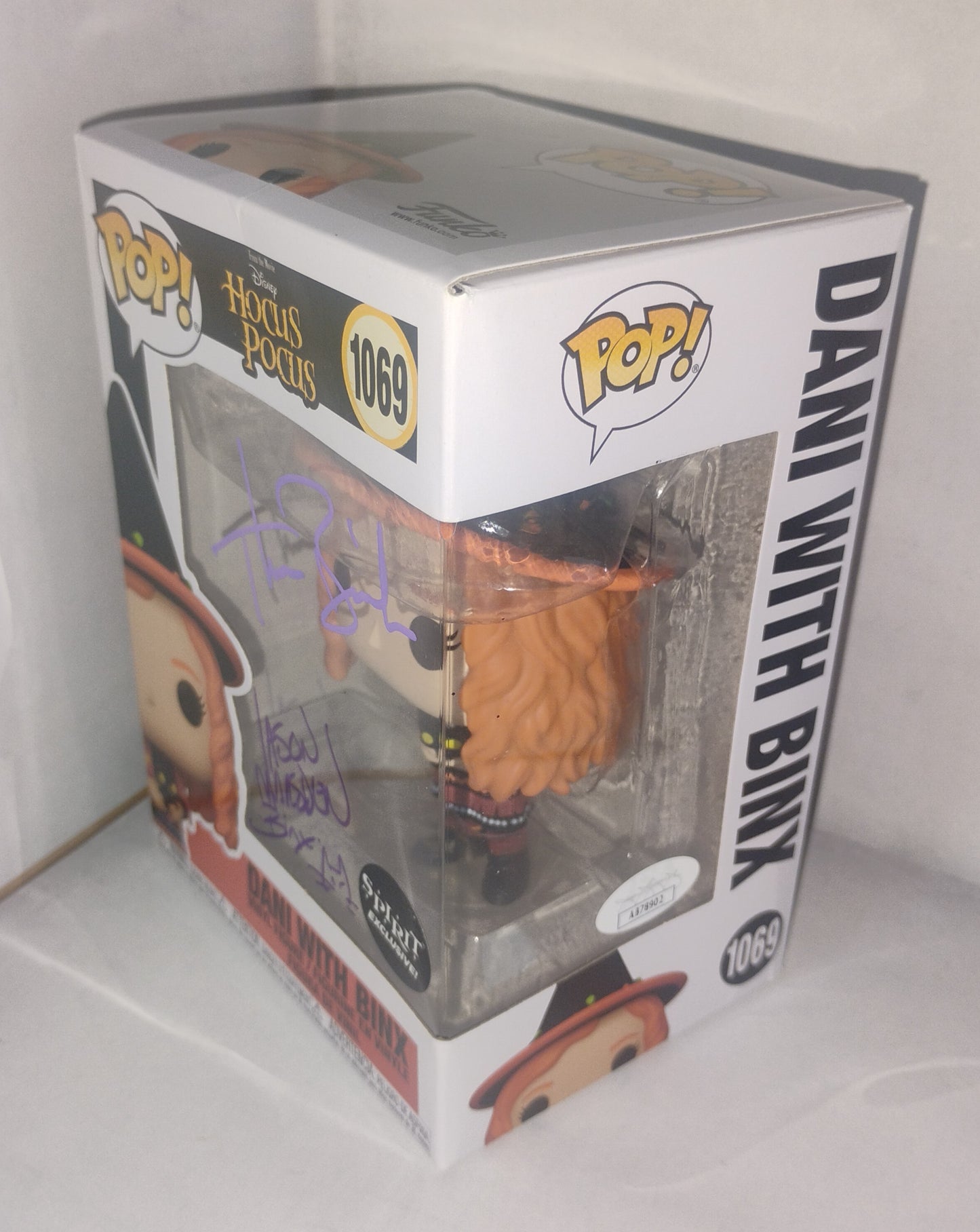 Jason Marsden & Thora Birch Hand Signed Autograph Hocus Pocus Funko Pop JSA COA