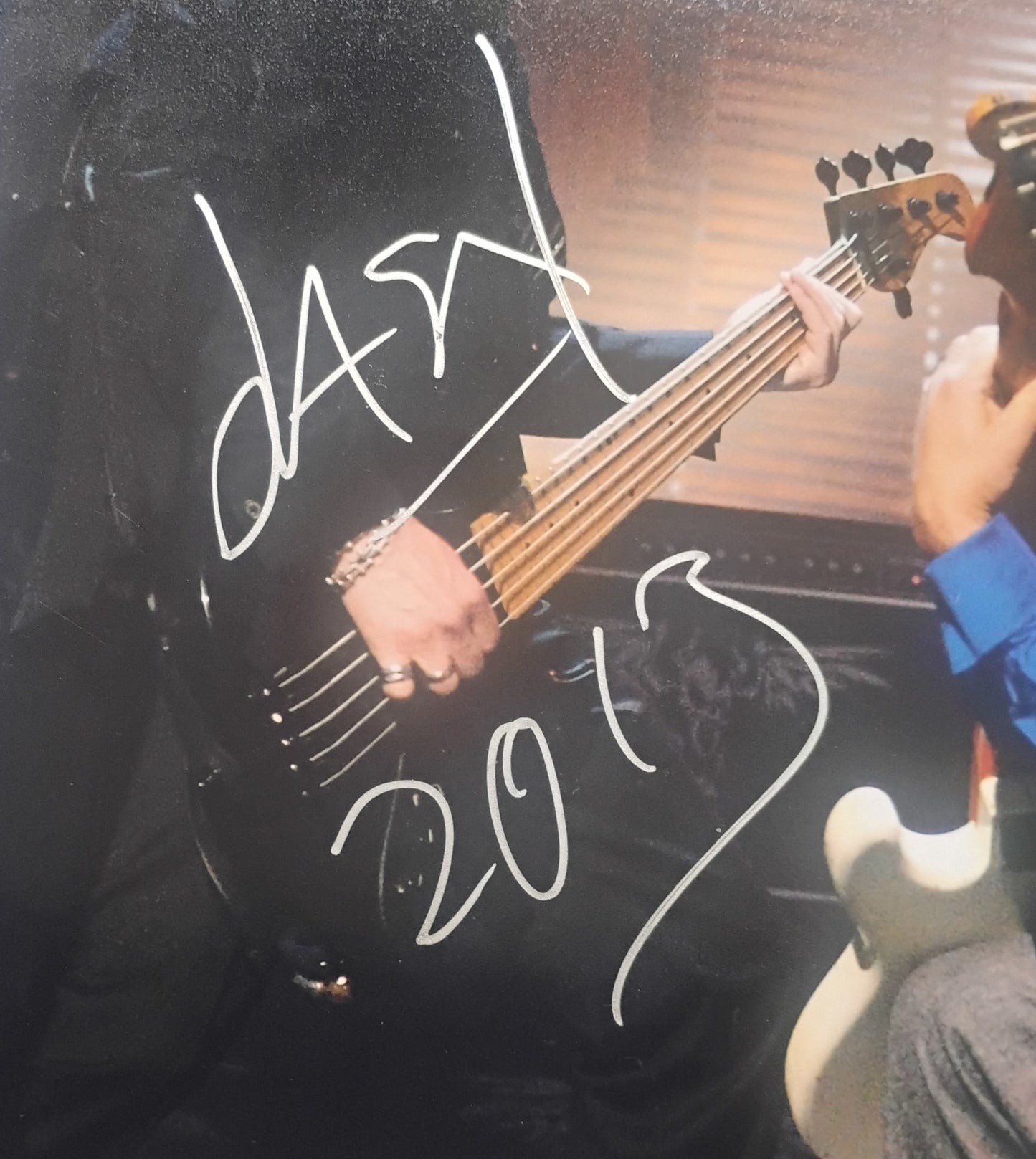 Jason Newsted & Robert Trujillo Hand Signed Autograph 11x14 Photo JSA COA Metallica