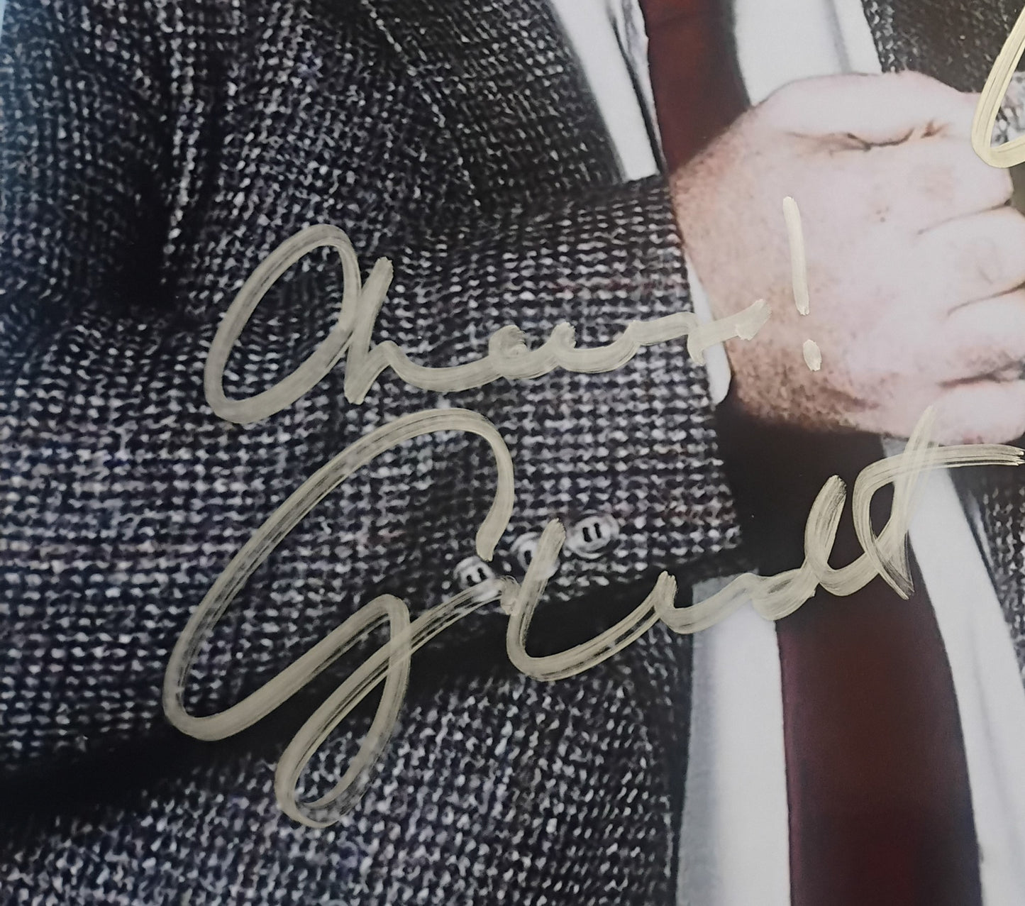 George Wendt & John Ratzenberger Hand Signed Autograph 8x10 Photo COA Cheers