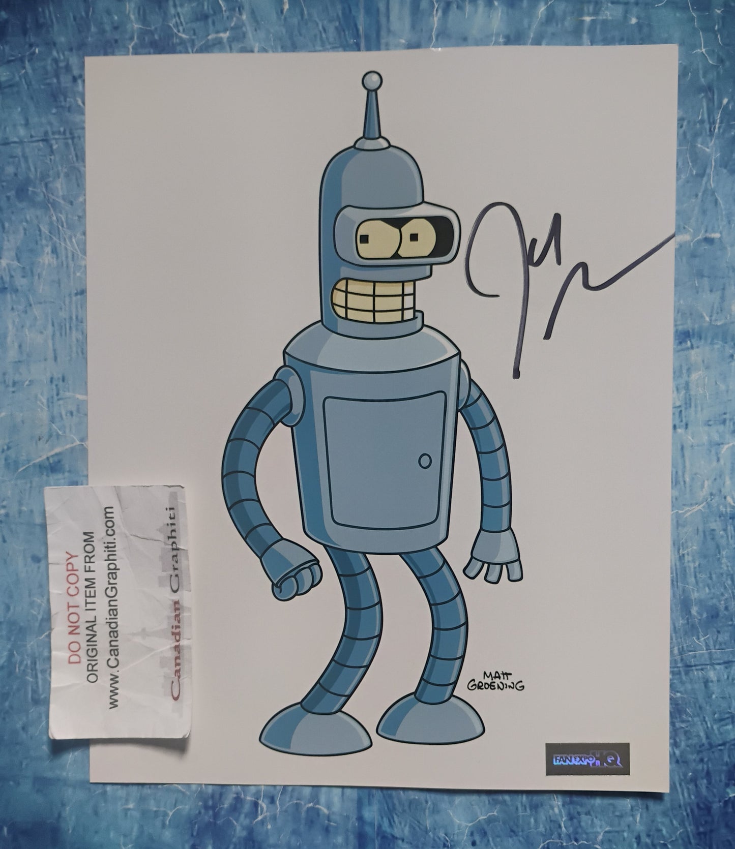 John DiMaggio Hand Signed Autograph 8x10 Photo COA Futurama