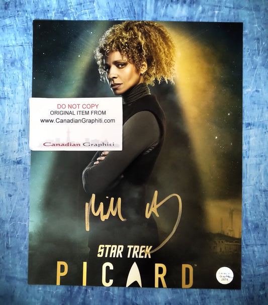 Michelle Hurd Hand Signed Autograph 8x10 Photo COA Star Trek Picard