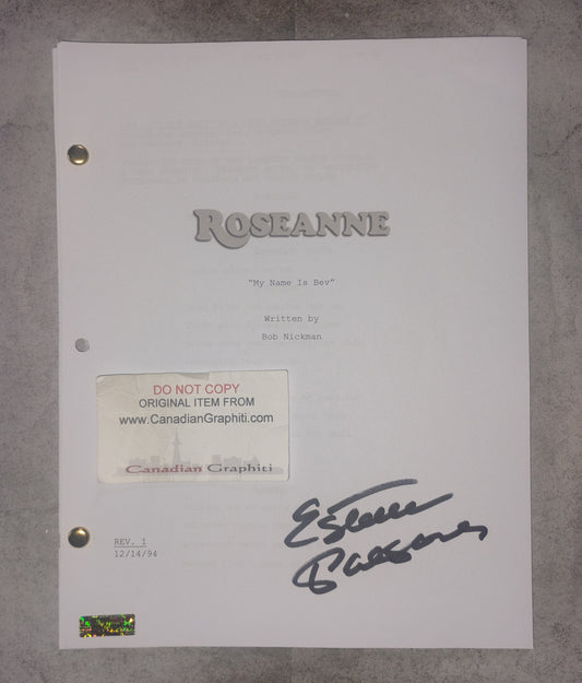Estelle Parsons Hand Signed Autograph Roseanne Script COA
